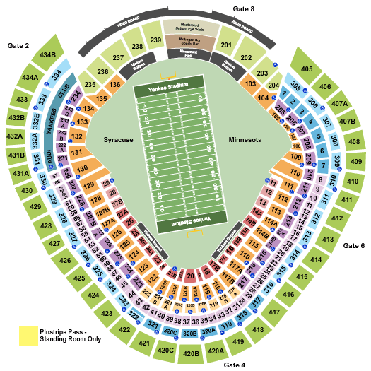 Breakdown Of The New Era Field Seating Chart